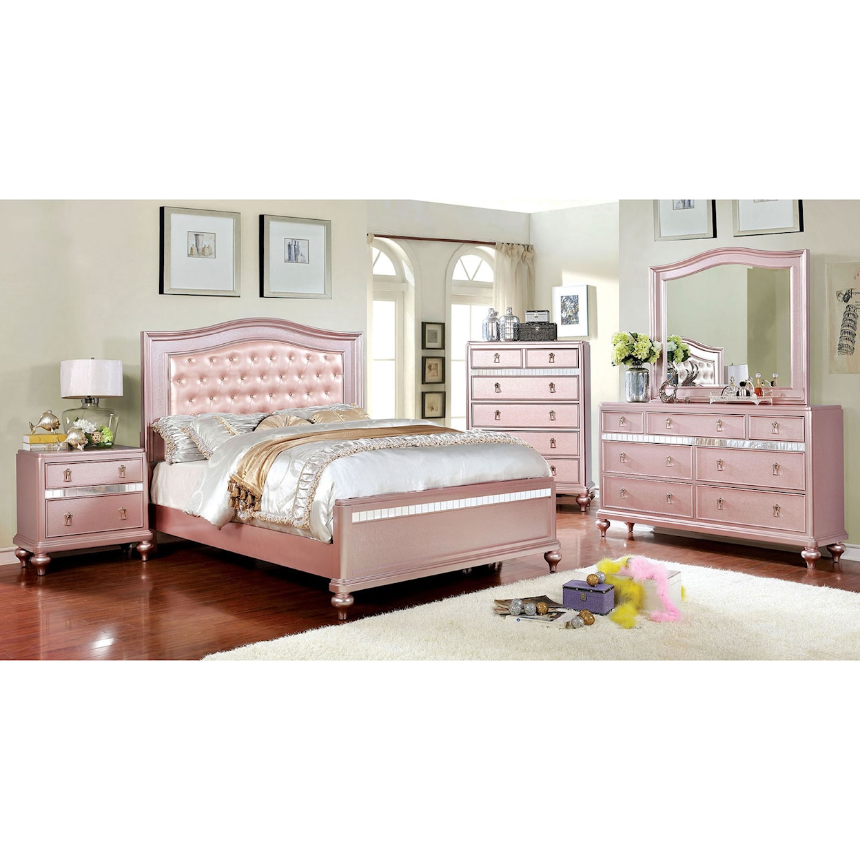 Furniture of America Ariston Twin Bedroom Set