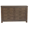 Liberty Furniture Thornwood Hills 8-Drawer Bedroom Dresser