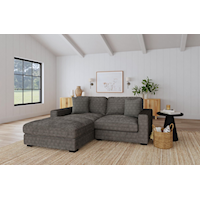 Transitional 2-Piece Sectional Sofa with Left Facing Chaise