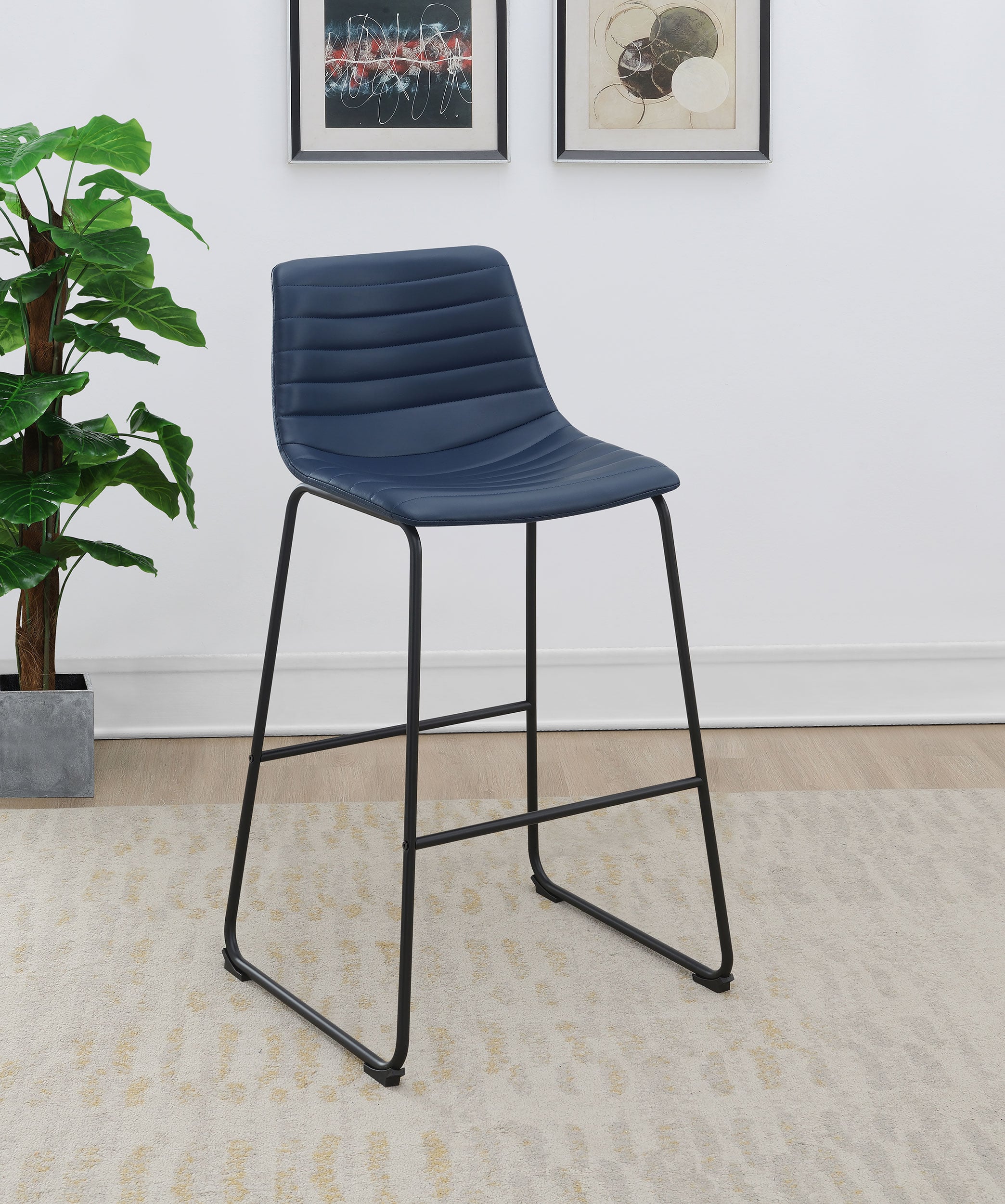 Zuni Faux Leather Bar Chair