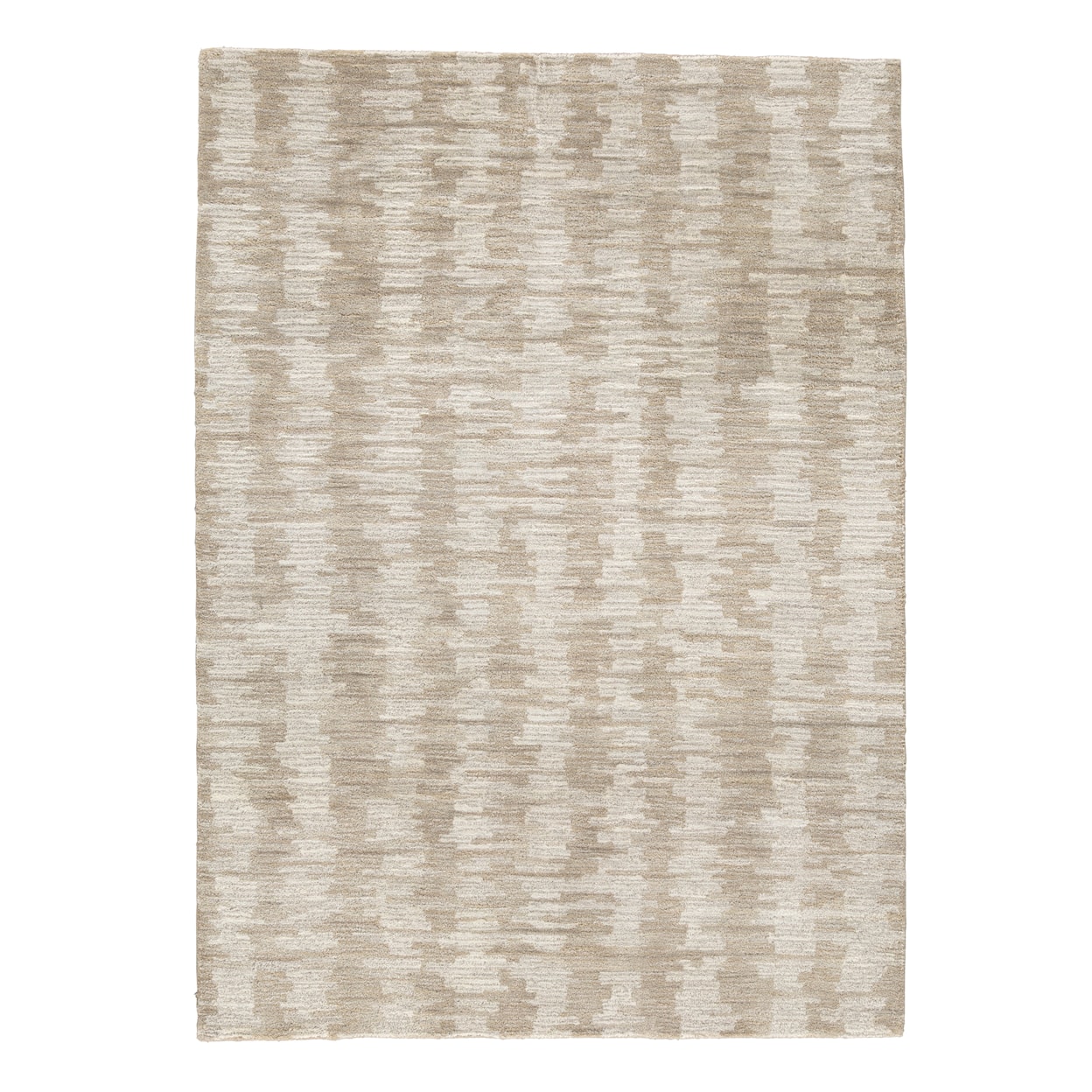 Ashley Furniture Signature Design Contemporary Area Rugs Abanlane Brown/Cream Medium Rug