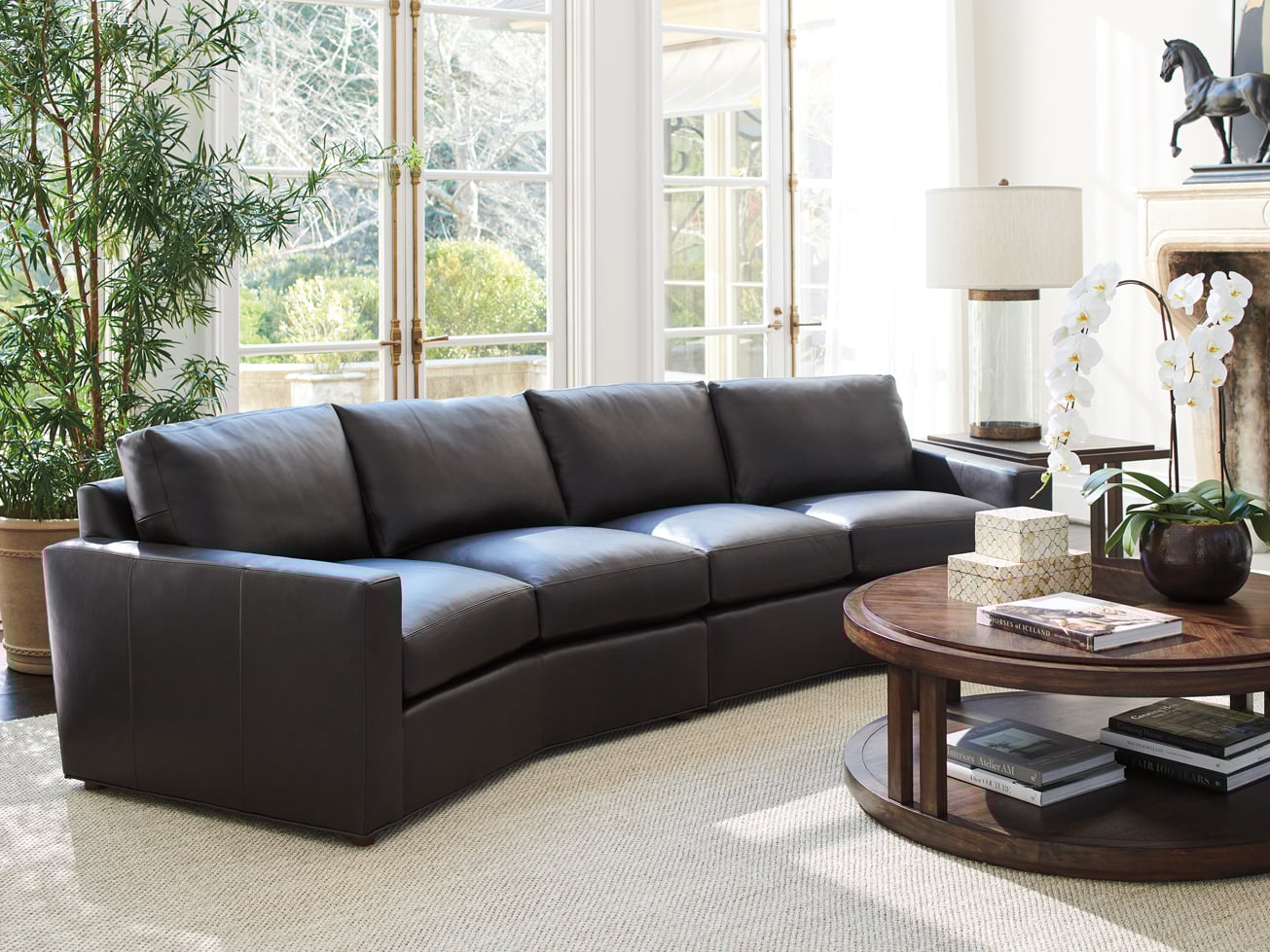 Ashbury 2-Piece Leather Sectional