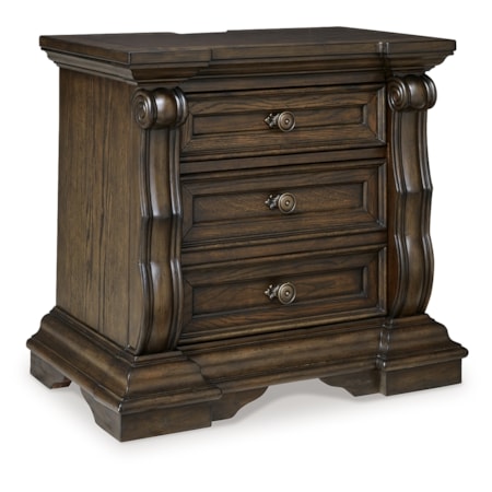 3-Drawer Nightstand