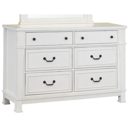 Standard Furniture Chesapeake Bay 91619 Youth Bedroom Vintage White Dresser | Royal Furniture | Dressers Standard Furniture Chesapeake Bay 91619 Youth Bedroom Vintage White Dresser | Royal Furniture | Dressers
