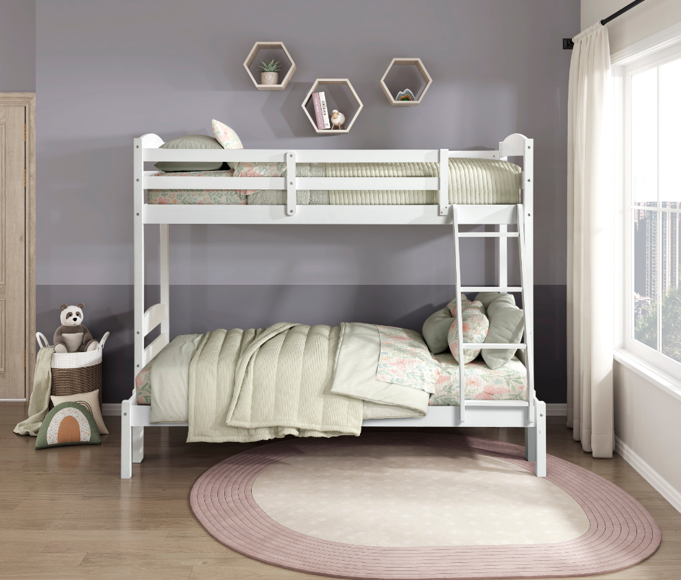 Homelegance Lani Twin over Full Bunk Bed