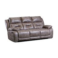 Traditional Reclining Sofa