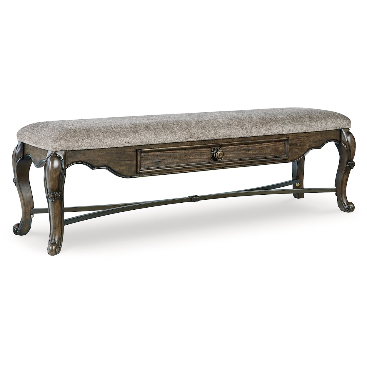 Signature Maylee Upholstered Storage Bench