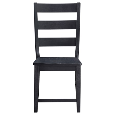 Newport Ladder Back Wood Dining Side Chair