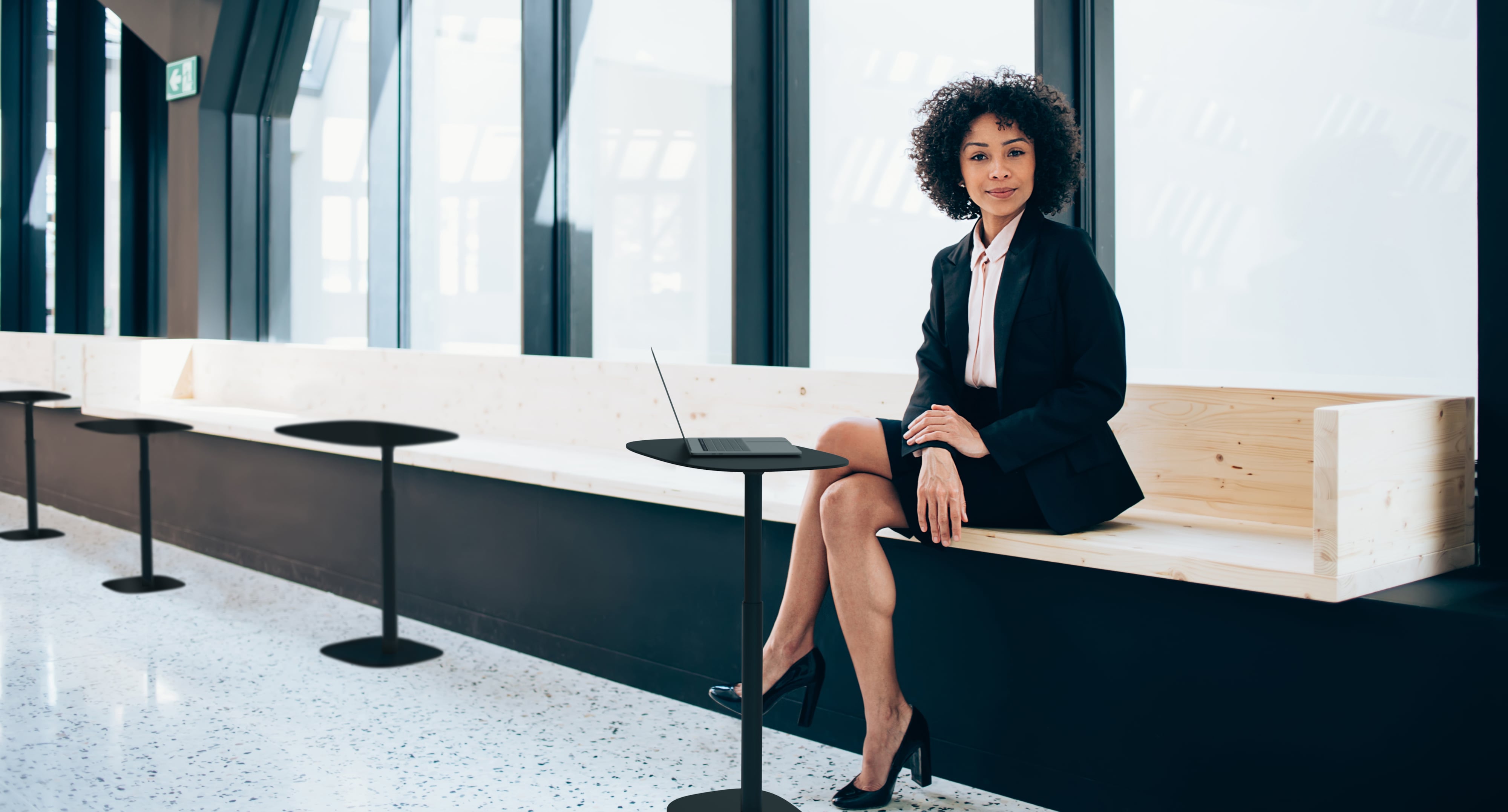 BDI Serif Lift Top Laptop Table