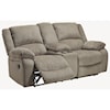 Ashley Signature Design Draycoll Double Reclining Loveseat w/ Console
