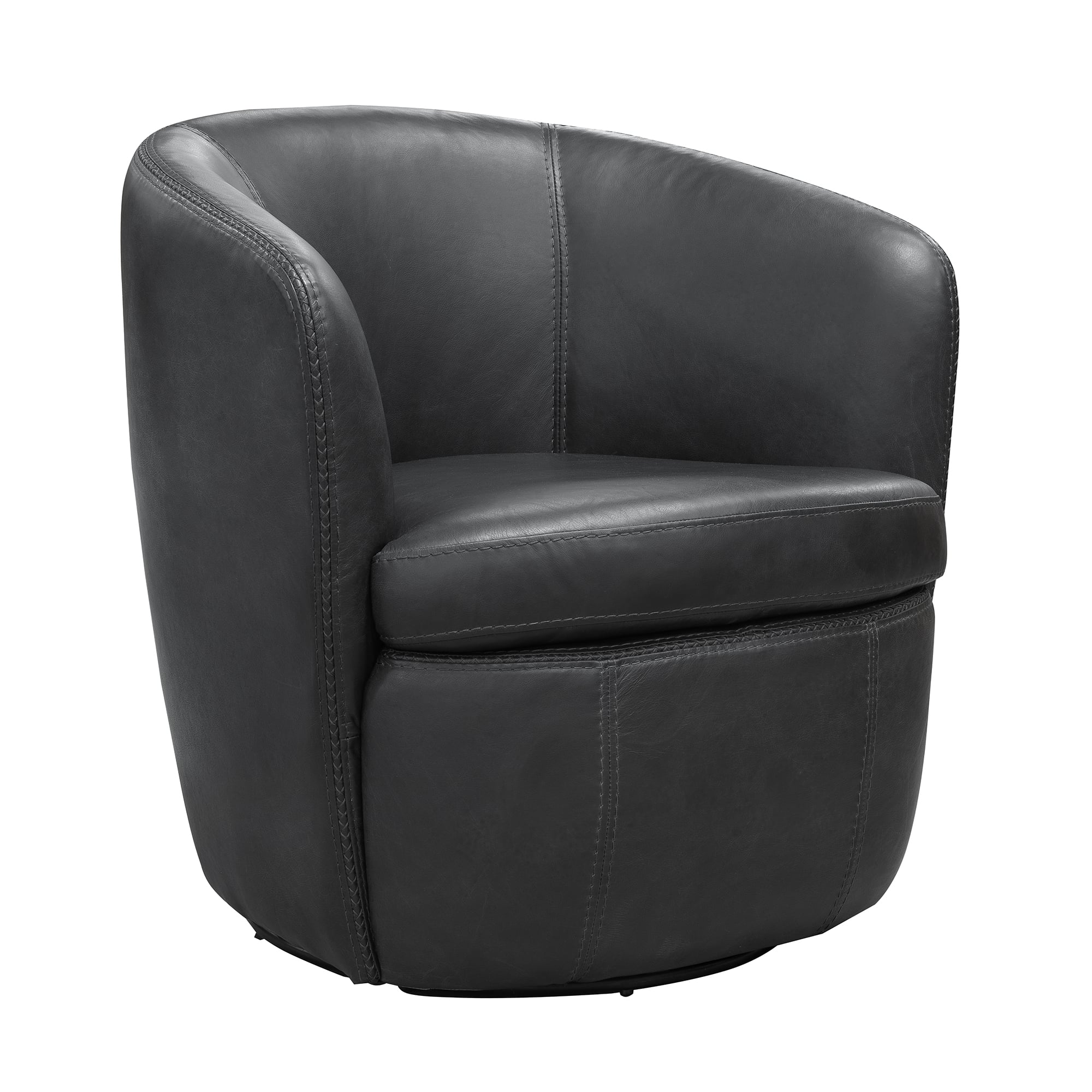 Parker Living Barolo Leather Swivel Barrel Chair (Set of 2)