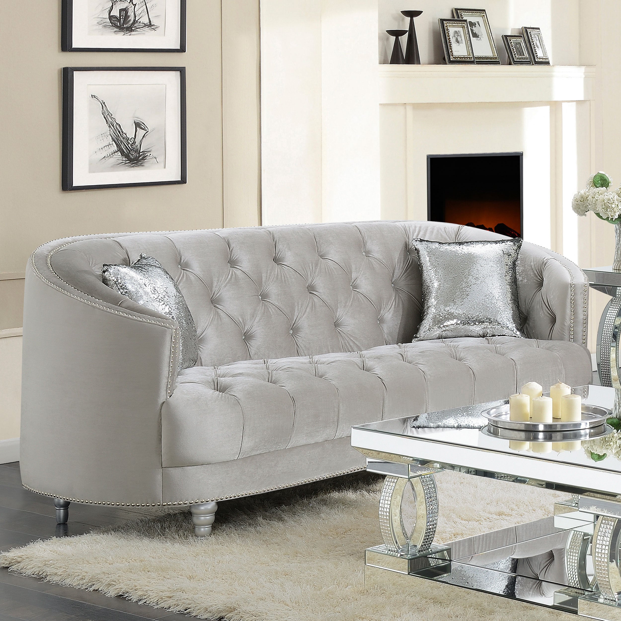 Coaster Avonlea Sofa Velvet