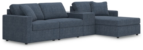 4-Piece Sectional With Chaise