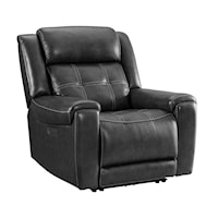 Transitional Dual-Power Recliner with Power Headrest