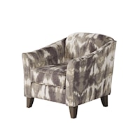 Accent Chair with Sloped Arms