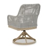 Ashley Furniture Signature Design Seton Creek Outdoor Swivel Dining Chair