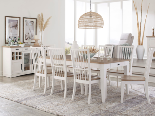 Farmhouse 10-Piece Dining Set with Buffet