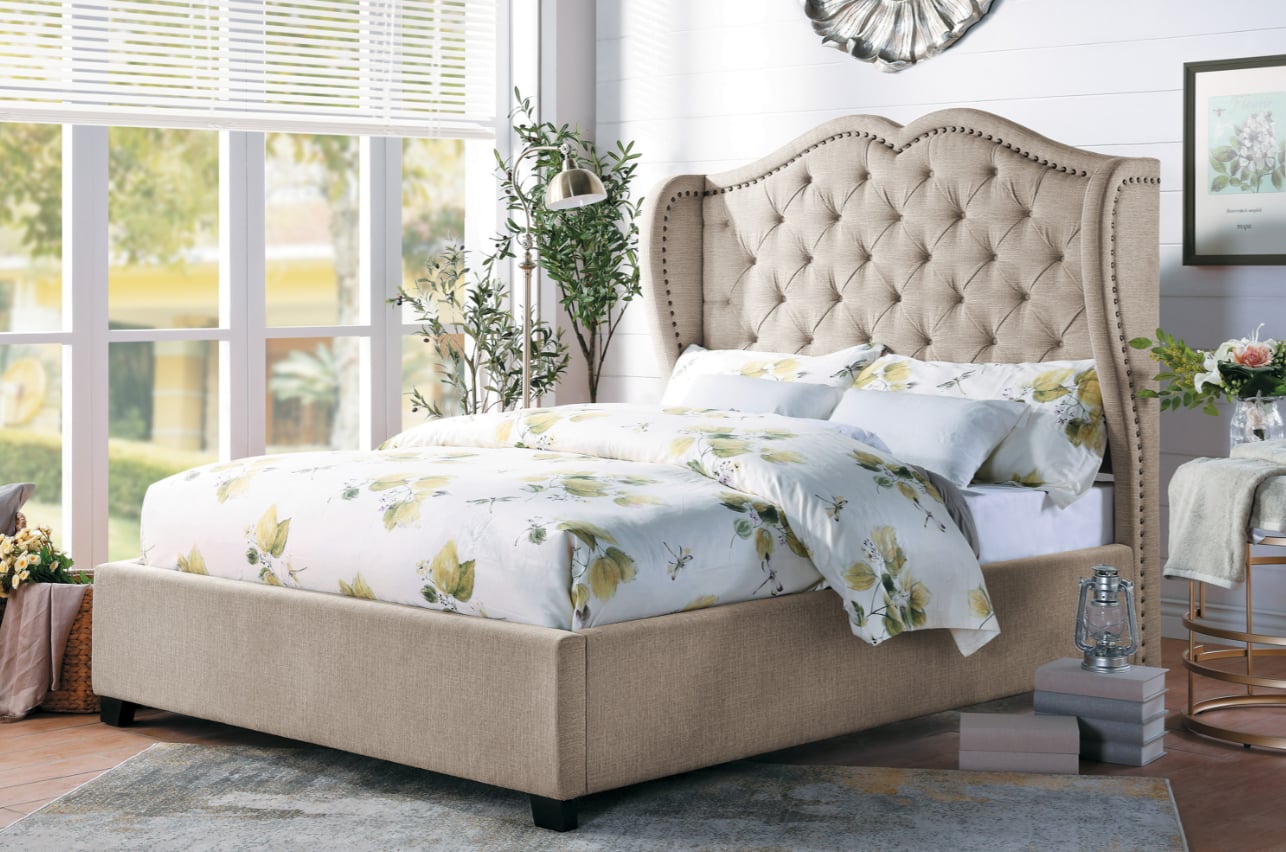 Upholstered Queen Bed