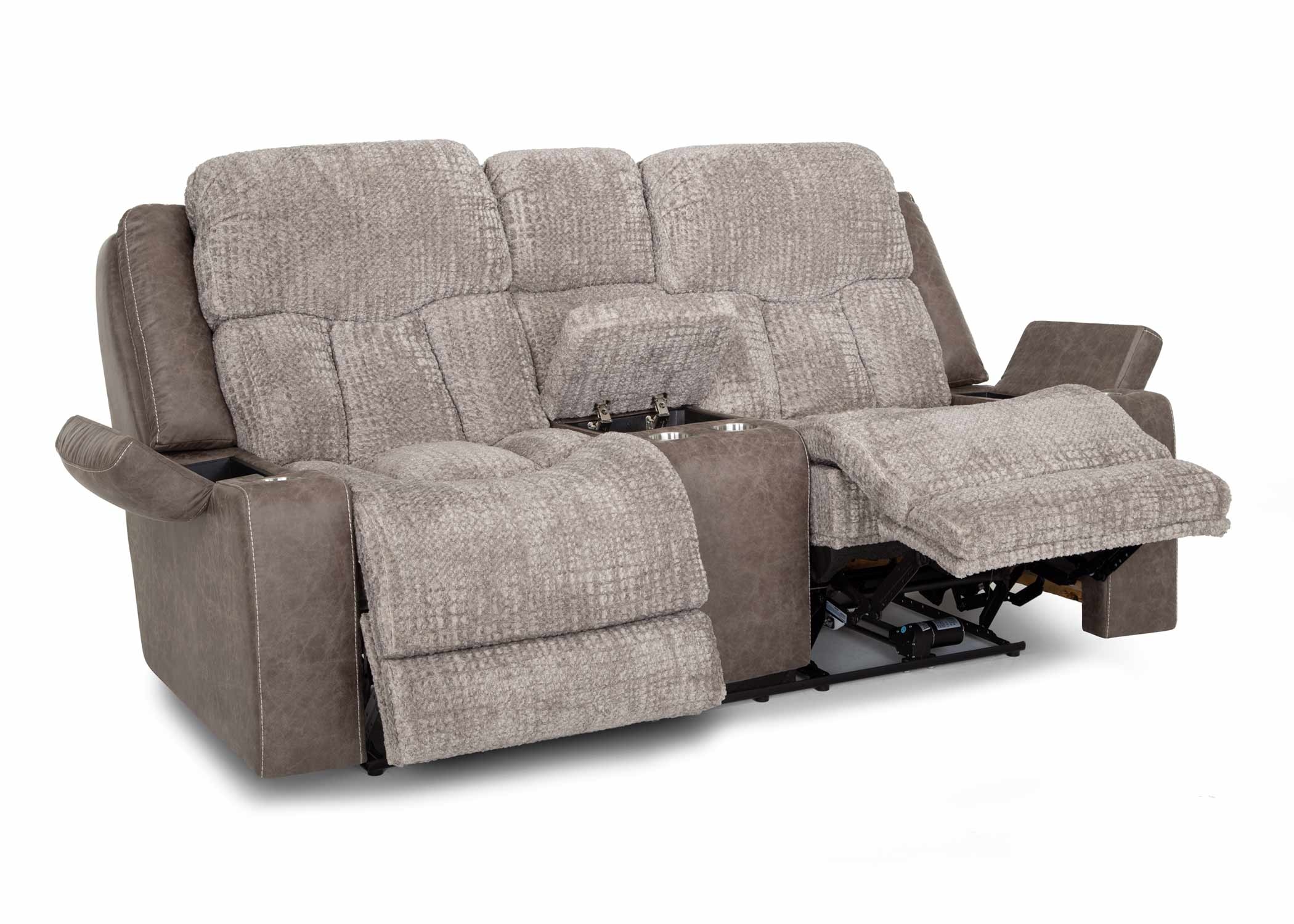 Power Reclining Console Loveseat