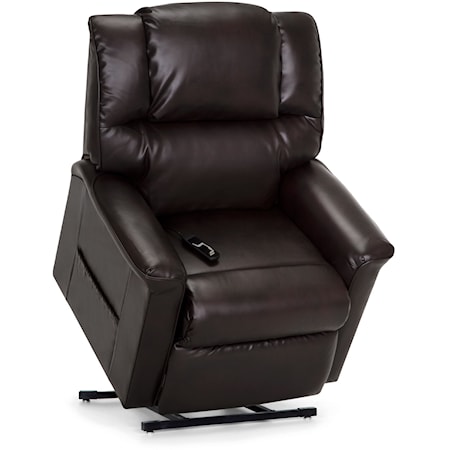 Casual Power Reclining Lift Chair with Remote