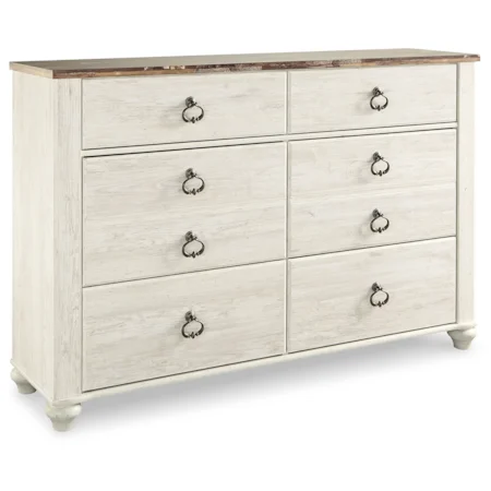 Signature Design by Ashley Willowton B267-31 Dresser | Crowley Furniture & Mattress | Dressers Signature Design by Ashley Willowton B267-31 Dresser | Crowley Furniture & Mattress | Dressers