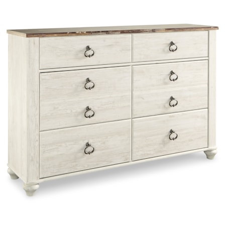 Six Drawer Dresser