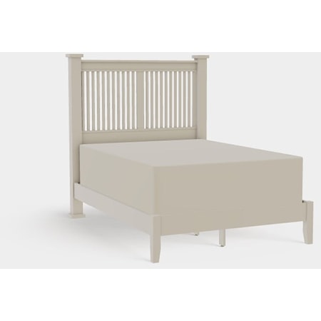 American Craftsman Full Prairie Spindle Bed with Low Rails