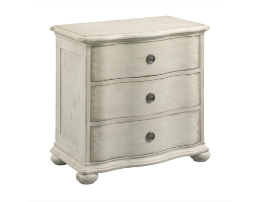 Farmhouse 3-Drawer Nightstand