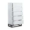 Accentrics Home Accents White Industrial Chest
