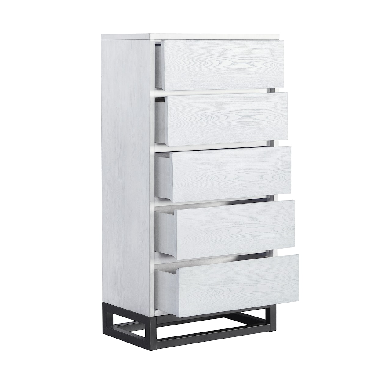 Accentrics Home Accents White Industrial Chest