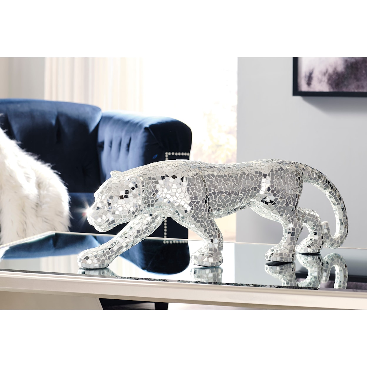 Benchcraft Accents Drice Panther Sculpture