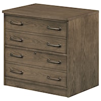 Transitional 2-Drawer Lateral File with Locking Drawer