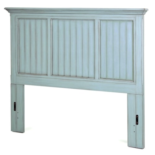 Coastal Panel Queen Headboard - Bleu