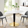 Modway Zinque 48" Oval Dining Table