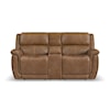 Flexsteel Beau Power Reclining Loveseat w/ Power Headrests