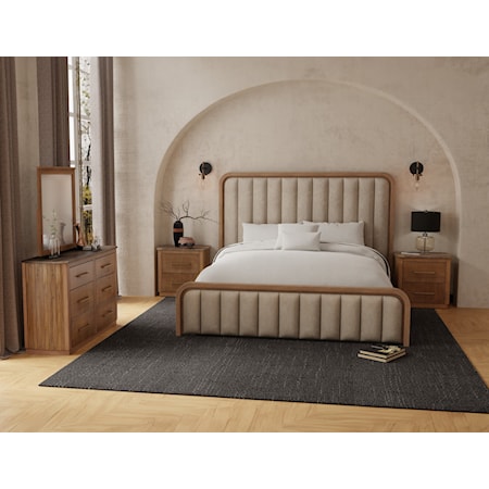 Queen Upholstered Bed