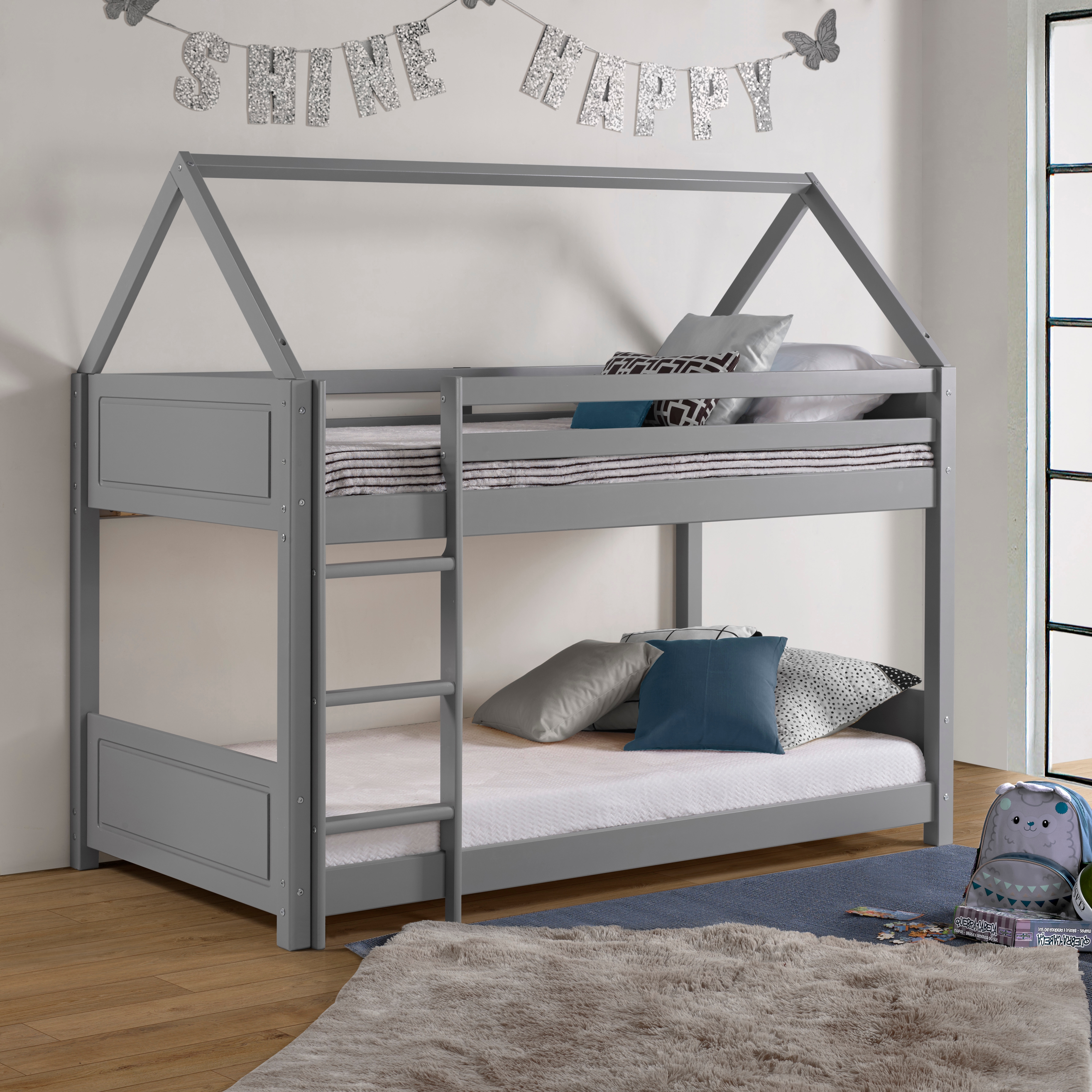 Twin Over Twin Bunk Bed 
