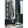 Benchcraft Gariland Gariland Gray Faux Fur Throw