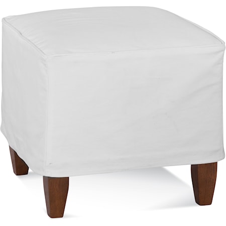 Brooklyn Ottoman with Slipcover
