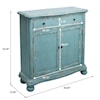 Accentrics Home Accents Distressed Blue Door Chest