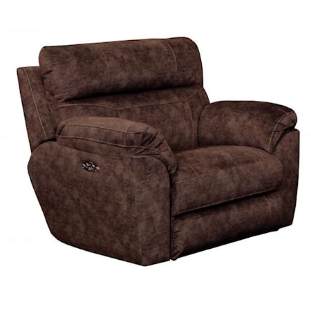 Power Lay Flat Recliner with Adjustable Lumbar and Headrest