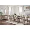 Ashley Signature Design Lexorne 9-Piece Dining Set