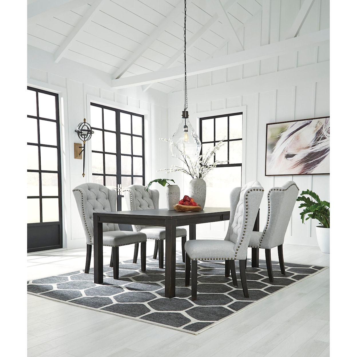 Signature Design by Ashley Jeanette Rectangular Dining Room Table