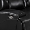 Furniture of America - FOA BASQUE Power Reclining Black Loveseat