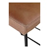 Moe's Home Collection Starlet Counter Stool Open Road Brown Leather-M2