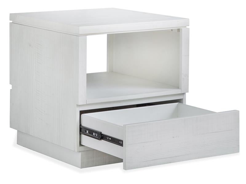 1-Drawer Rectangular End Table