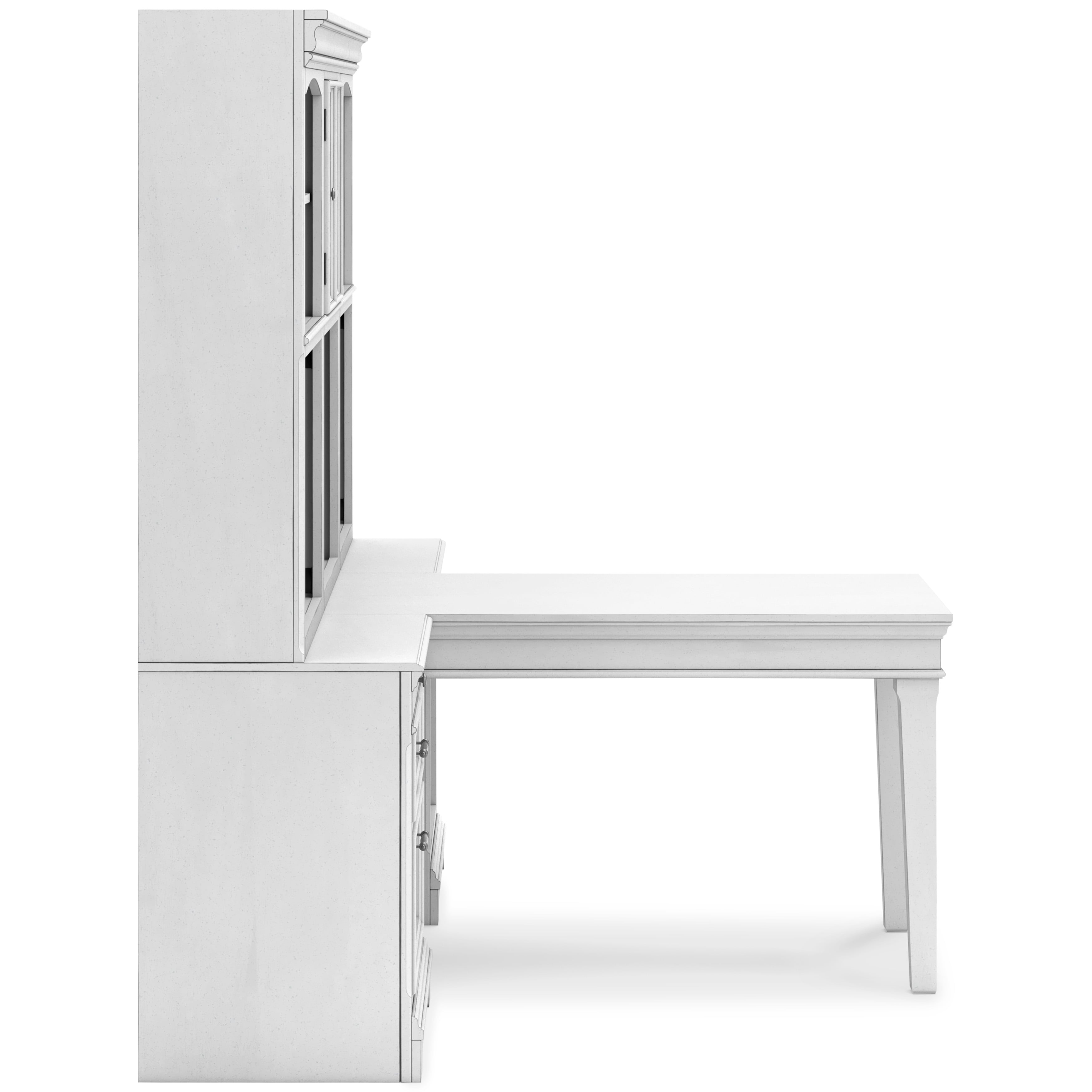 Signature Design by Ashley Kanwyn H777H4 6Piece Peninsula Desk