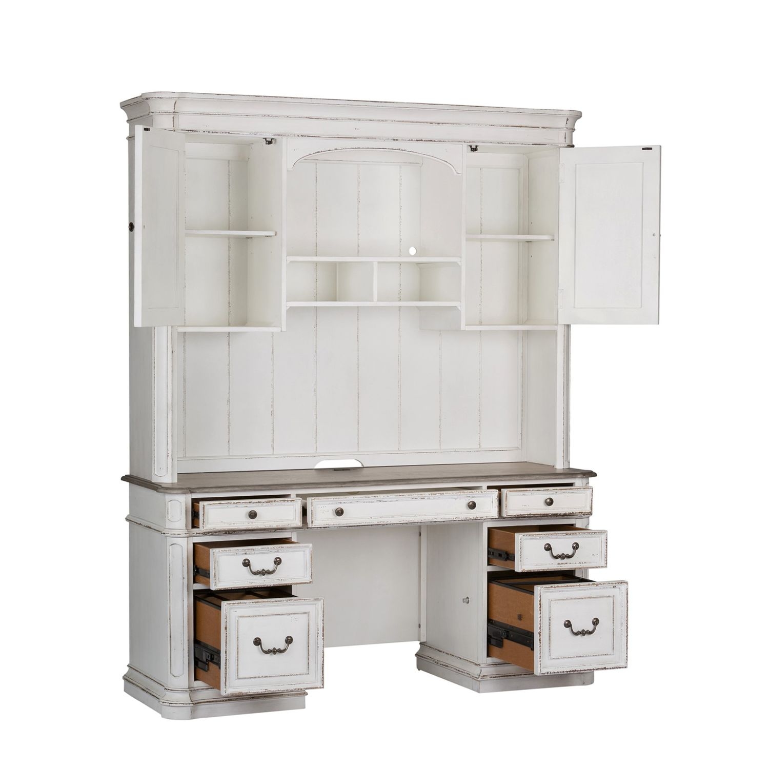 Liberty Furniture Magnolia Manor 5-Piece Complete Desk Set