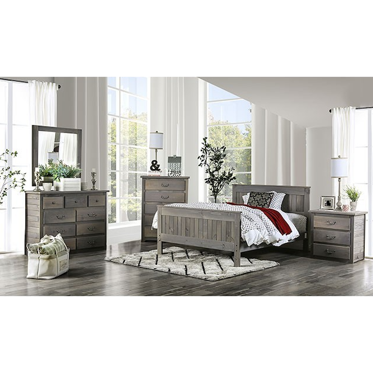 Furniture of America - FOA Rockwall Queen Panel Bed