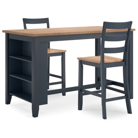 3-Piece Counter Height Dining Set